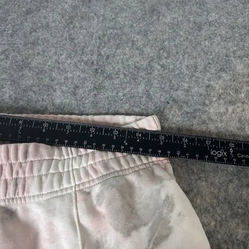 Nike Women's Tie-Dye Track Pants in Light Pink and Gray